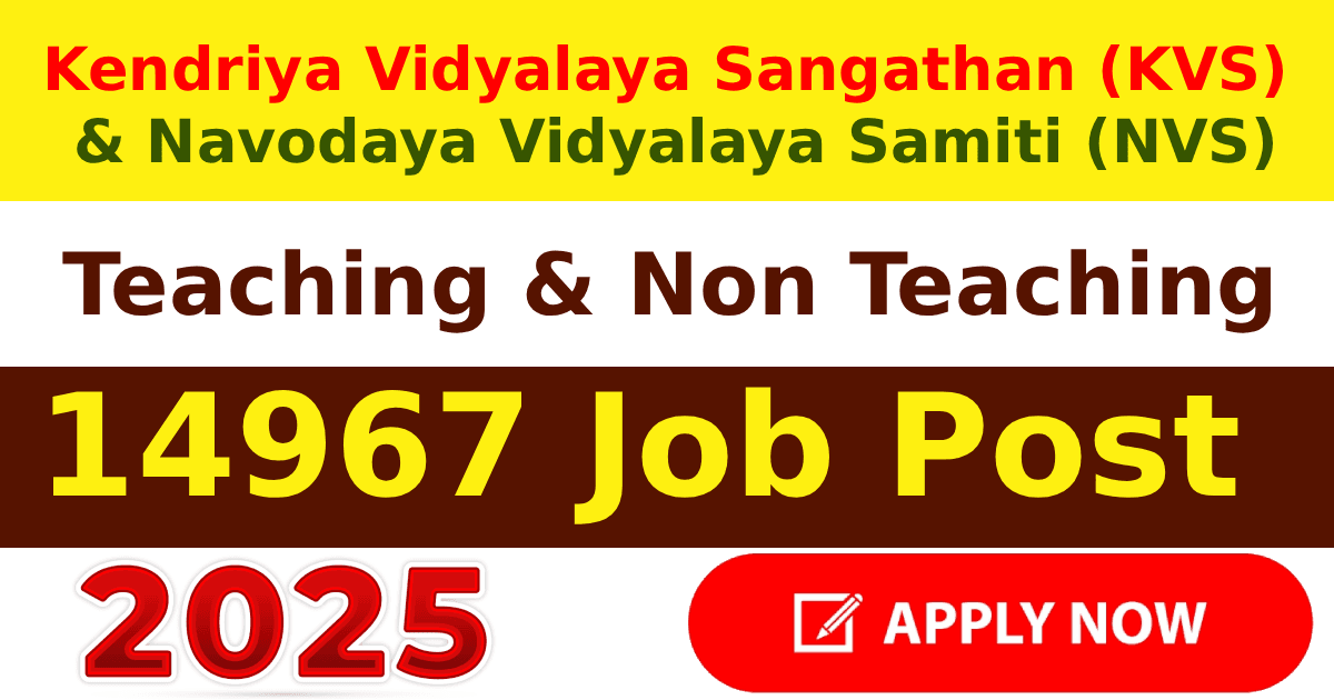 KVS NVS Recruitment